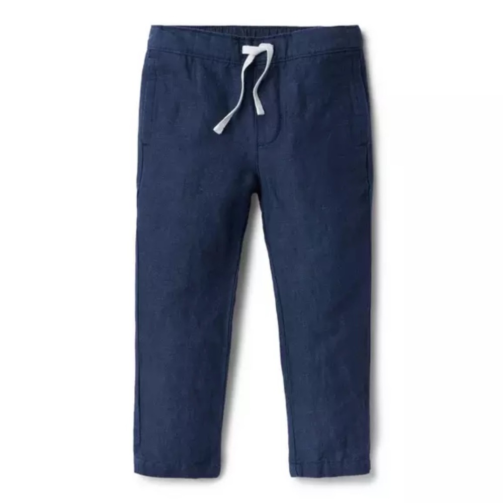 Janie and Jack Linen Pull-On Pant